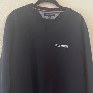 Tommy Hilfiger Embroidered, Navy Blue Vintage Crewneck